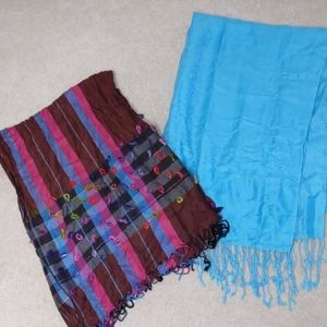 SOLD! 2 Authentic Scarfs!
